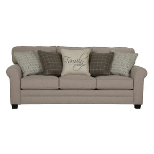 Jackson Furniture SM Lewiston Fabric Living Room Set, Cement/Charcoal