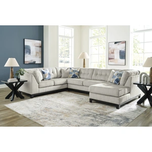 Ashley Furniture Maxon Place Fabric U-Shaepd 3-Piece Sectional Sofa w/Right Chaise