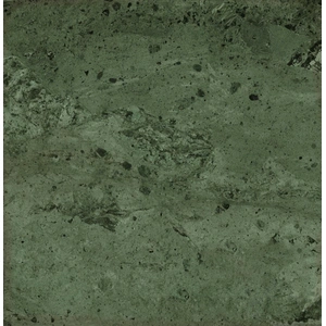 Coaster Edie Round Marble Top Accent Table, Green Marble/Merlot