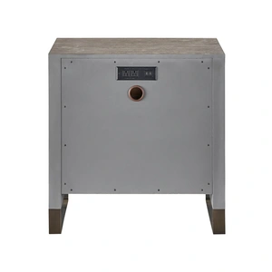 Universal Furniture Wood Nightstand w/2 Drawers, Weathered Oak