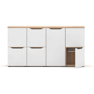NARBUTAS Choice Office Single Row Locker w/Small & Big Lockable Doors w/Electronic Hidden RFID Locks & Mail Slots