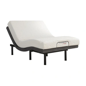 Coaster Negan Adjustable Bed Base with Wireless Remote, Grey/Black