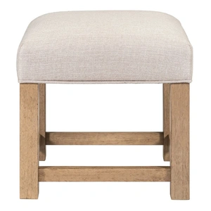 Liberty Furniture Corso Polyester/Wood Console Stool, Natural & Taupe