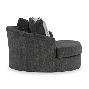 Ashley Furniture Biddeford Polyester Oversized Swivel Accent Chair