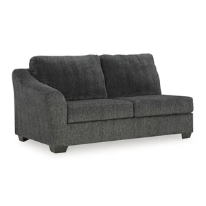 Ashley Furniture Biddeford 2-Piece Polyester L-Shaped Sectional w/Right Arm Chaise Facing