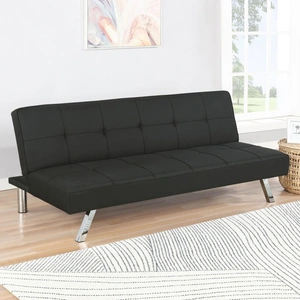 Coaster Joel Fabric Tufted Sofa Bed, Black