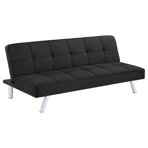 Coaster Joel Fabric Tufted Sofa Bed, Black