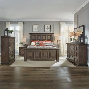 Liberty Furniture Big Valley Mansion Panel Bedroom Set | Liberty Furniture