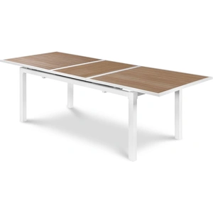 Meridian Furniture Nizuc Outdoor Patio Extendable Dining Table with Aluminum Frame