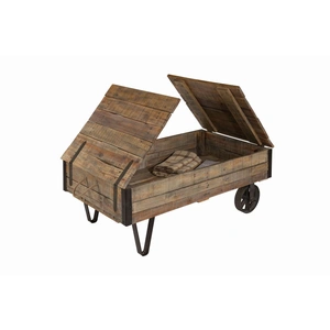 Kincaid Modern Classics Rectangular Industral Cart Cocktail Table, Beige