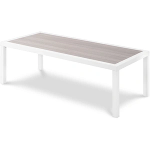 Meridian Furniture Nizuc 47.5-inch Rectangular Outdoor Patio Coffee Table with Aluminum Frame