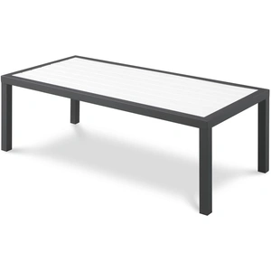 Meridian Furniture Nizuc 47.5-inch Rectangular Outdoor Patio Coffee Table with Aluminum Frame