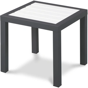 Meridian Furniture Nizuc 17-inch Square Outdoor Patio End Table with Aluminum Frame