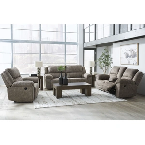 Ashley Furniture Laresview Polyester Reclining Living Room Set, Fossil