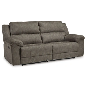 Ashley Furniture Laresview Polyester Reclining Sofa, Fossil