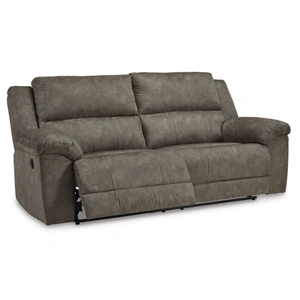 Ashley Furniture Laresview Polyester Reclining Sofa, Fossil