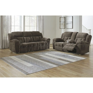 Ashley Furniture Frohn Polyester Reclining Living Room Set