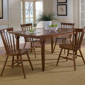Liberty Furniture Creations Rectangular Butterfly Leaf Dining Set | Tobacco, Tobacco
