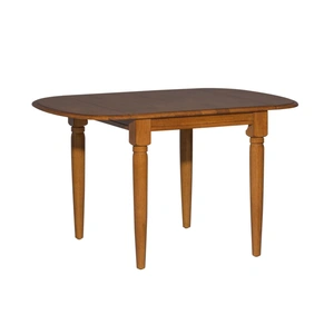 Liberty Furniture Creations Oval Wood Drop-Leaf Dining Table | Tobacco Finish, Tobacco