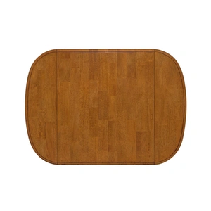 Liberty Furniture Creations Oval Wood Drop-Leaf Dining Table | Tobacco Finish, Tobacco
