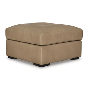 Ashley Furniture WRS Bandon Leather Oversized Accent Ottoman, Toffee