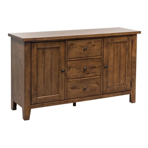 Liberty Furniture Hearthstone Ridge Wood Buffet w/2 Doors & 3 Drawers, Tobacco