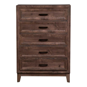 Liberty Furniture Ridgecrest Wood Chest w/5 Drawers, Cobblestone