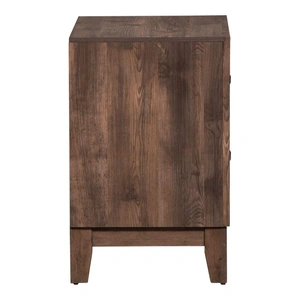 Liberty Furniture Ridgecrest Wood Night Stand w/2 Drawers, Cobblestone