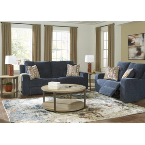 Ashley Furniture Danum Polyester Reclining Living Room Set, Ink