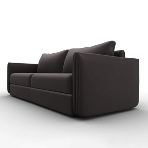 Calligaris Darwin Fabric Convertible Sofa Bed, Anthracite Grey