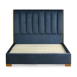 Modern Art Eden SM Channeled Upholstered Platform Bed