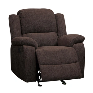 ACME Madden Velvet Reclining Chair, Brown