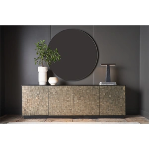 Universal Furniture Orion Metal Mirror, White Satin Bronze