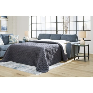 Ashley Furniture Cashton Polyester Queen Sofa Sleeper, Blue