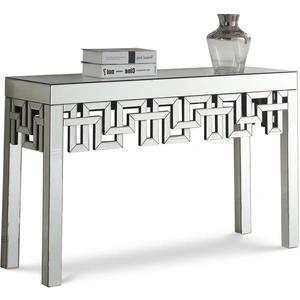 Meridian Furniture Aria 48-inch Rectangular Mirrored Console Table
