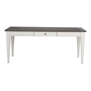 Liberty Furniture Allyson Park Rectangular Wood Dining Table w/4 Drawers, Wirebrushed White & Charcoal