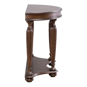 Liberty Furniture Allington Demilune Wood Sofa Table, Satin Sienna