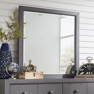 Liberty Furniture Cottage View Rectangular Wood Mirror White | Liberty