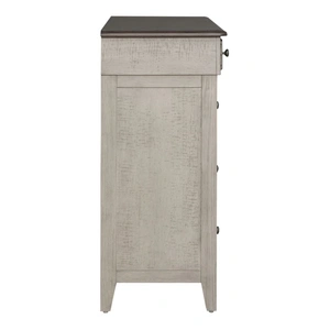 Liberty Furniture Ivy Hollow Wood 9-Drawer Dresser, Weathered Linen/Dusty Taupe