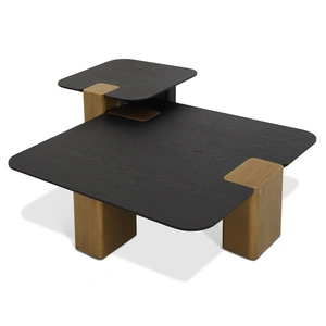J&M Furniture LP 467E4 Wood Coffee Table
