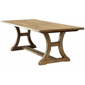 Furniture of America Gianna 96-inch Wood Dining Table, Rustic Oak/Brown