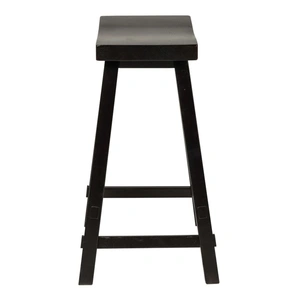 Liberty Furniture Creations Wood 24-inch Sawhorse Counter Stool, Black