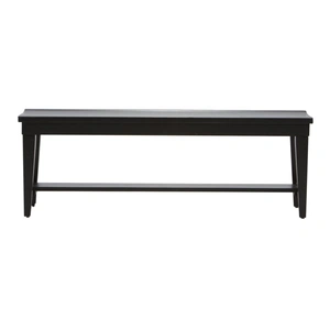 Liberty Furniture Hearthstone Ridge Wood Bench, Black