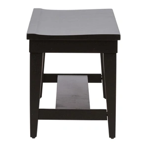 Liberty Furniture Hearthstone Ridge Wood Bench, Black