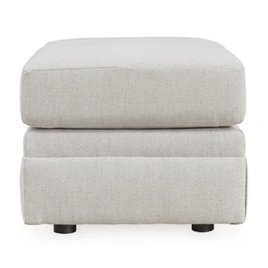 Ashley Furniture Maitelynn Polyester Ottoman, Chalk