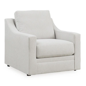 Ashley Furniture Maitelynn Polyester Chair, Chalk