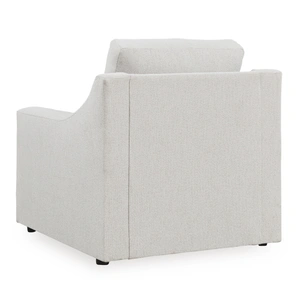 Ashley Furniture Maitelynn Polyester Chair, Chalk