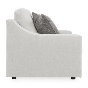 Ashley Furniture Maitelynn Polyester Loveseat, Chalk