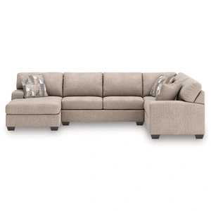 Ashley Furniture Newellen Fabric 3-Piece Sectional Sofa w/Left Chaise