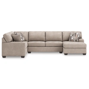 Ashley Furniture Newellen Fabric 3-Piece Sectional Sofa w/Right Chaise